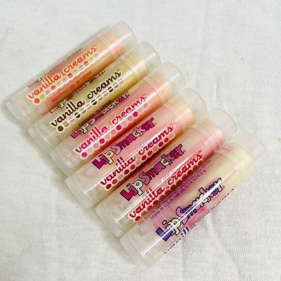 NEW Bonne Bell Lip Smackers Vanilla Creams Set Original Rare 6 Piece Complete - Picture 6 of 6